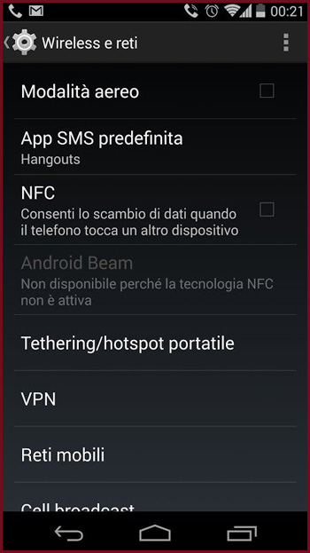 android come modem