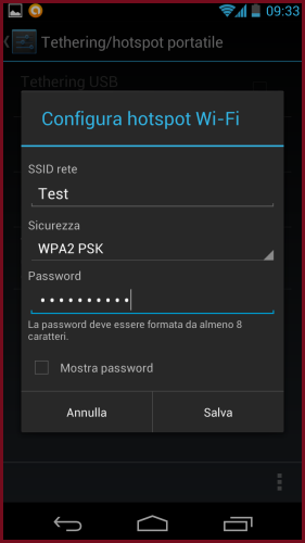 hotspot tethering android
