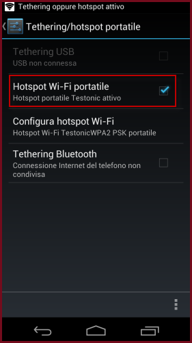 hotspot tethering android